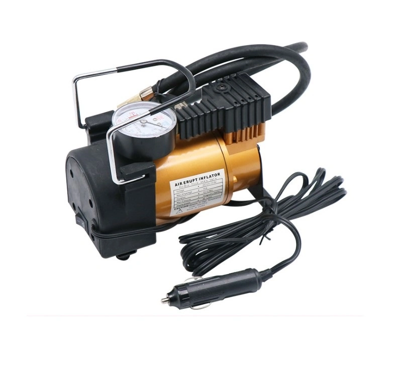 High Power Digital Compressor Inflator Pump Universal for Car Trucks Bicycle Twin Cylinder Metal Inflatable Pump Auto Electric Tire for Heavy Duty Auto