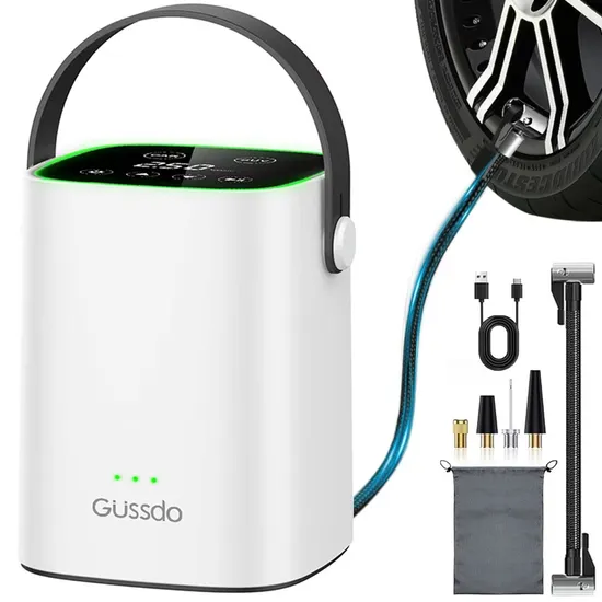 Fabrikhersteller Digitale tragbare Autoreifenpumpe Luftkompressor Drahtlose Autoluftpumpe Luftpumpe für das Auto